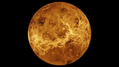 Imagen del planeta Venus facilitada por la Agencia Espacial de Estados Unidos.
