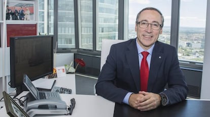 Mikel Palomera, director general de Seat España, en las oficinas de la compañía. 