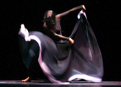 María Pagés, durante su interpretación en 'Yo, Carmen' en los Teatros del Canal.