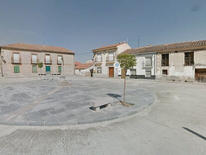 Plaza y Ayuntamiento de Pozanco, en una captura de pantalla de Google Maps.