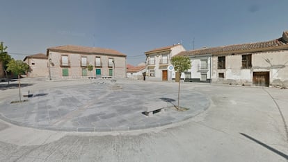 Plaza y Ayuntamiento de Pozanco, en una captura de pantalla de Google Maps.
