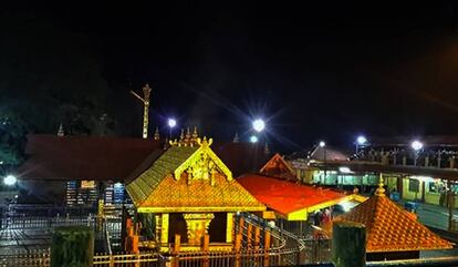 Templo de Sabarimala. 