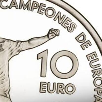 Moneda de 10 euros conmemorativa de la Eurocopa 2012