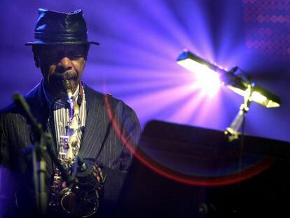 Ornette Coleman durante el festival de jazz de Montreux, el pasado 2 de julio de 2006.