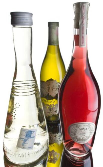 Botellas de vino producidas por el director Francis Ford Coppola.