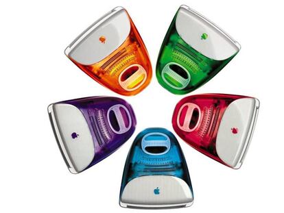 Gama de iMac originales de 1998.