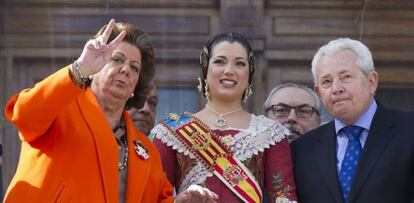 Barber&aacute; junto a la fallera mayor Estefan&iacute;a L&oacute;pez y el embajador de Chile en Espa&ntilde;a Francisco Javier Marambio en el balc&oacute;n.