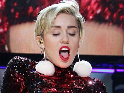 Miley Cyrus, durante una actuaci&oacute;n este pasado diciembre. 