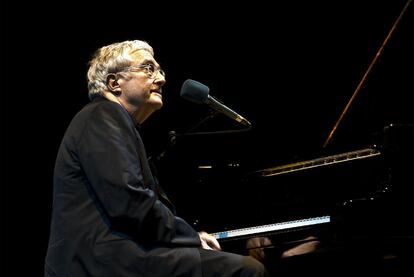 El compositor Randy Newman, el martes, en su actuación en Badalona.