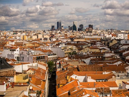 Madrid, vista desde Gran Via 32.