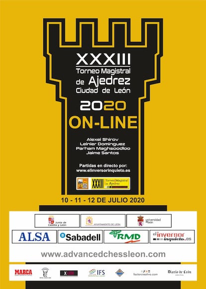 Cartel anunciador de la 33ª edición del Magistral Ciudad de León