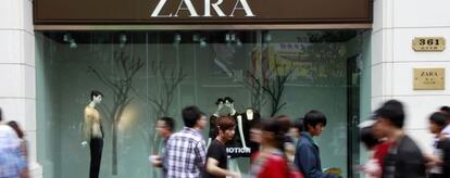 Tienda de Zara en Shangh&aacute;i. 