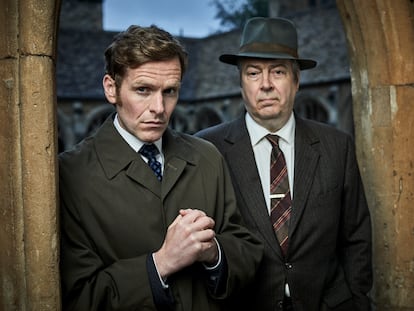 Los protagonistas de 'El detective Endeavour'.