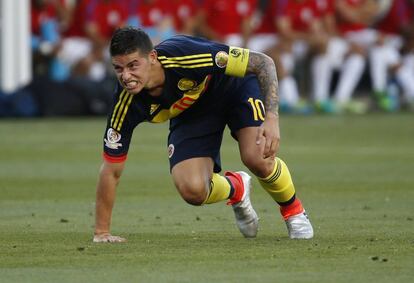 El atacante colombiano James Rodríguez.