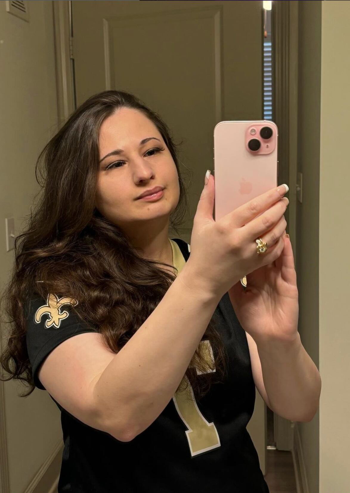 Selfie de Gypsy Rose Blanchard publicado en su cuenta de Instagram, donde cuenta con 6,5 millones de seguidores.