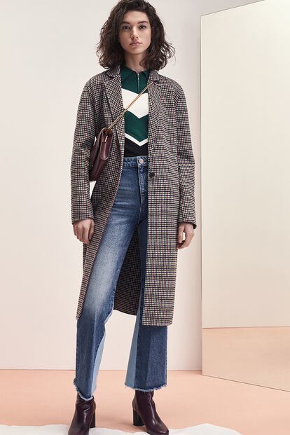 Uno de los looks de la colección otoño-invierno de 2017 de Sandro.