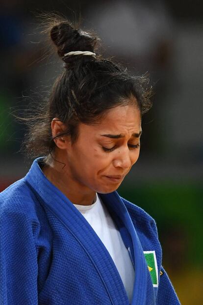 A brasileira Mariana Silva ficou sem o bronze no judô.