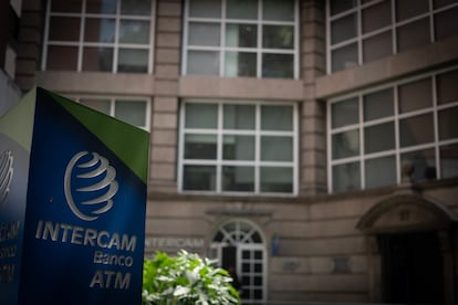 Sucursal de Intercam Banco, en Ciudad de México, el 25 de junio de 2025.