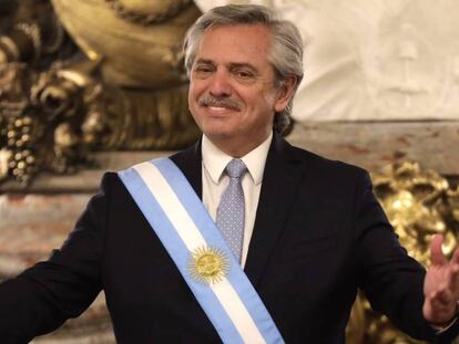 El presidente de Argentina, Alberto Fernández.