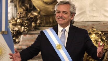 El presidente de Argentina, Alberto Fernández.