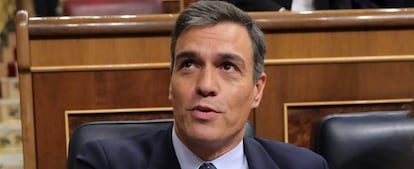 El presidente del Gobierno en funciones, Pedro Sánchez.