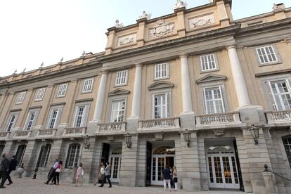 Fachada del Palacio de Liria, en Madrid.