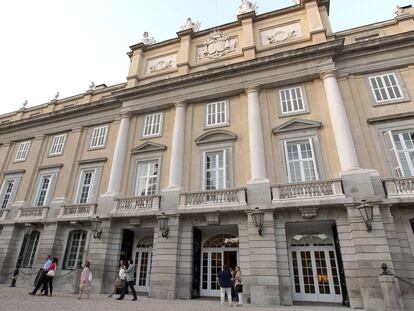 Fachada del Palacio de Liria, en Madrid.