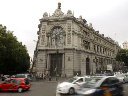 Fachada del Banco de España.