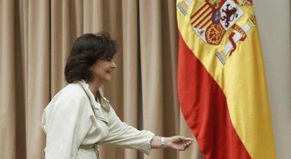 Carmen Calvo, vicepresidenta del Govern espanyol.