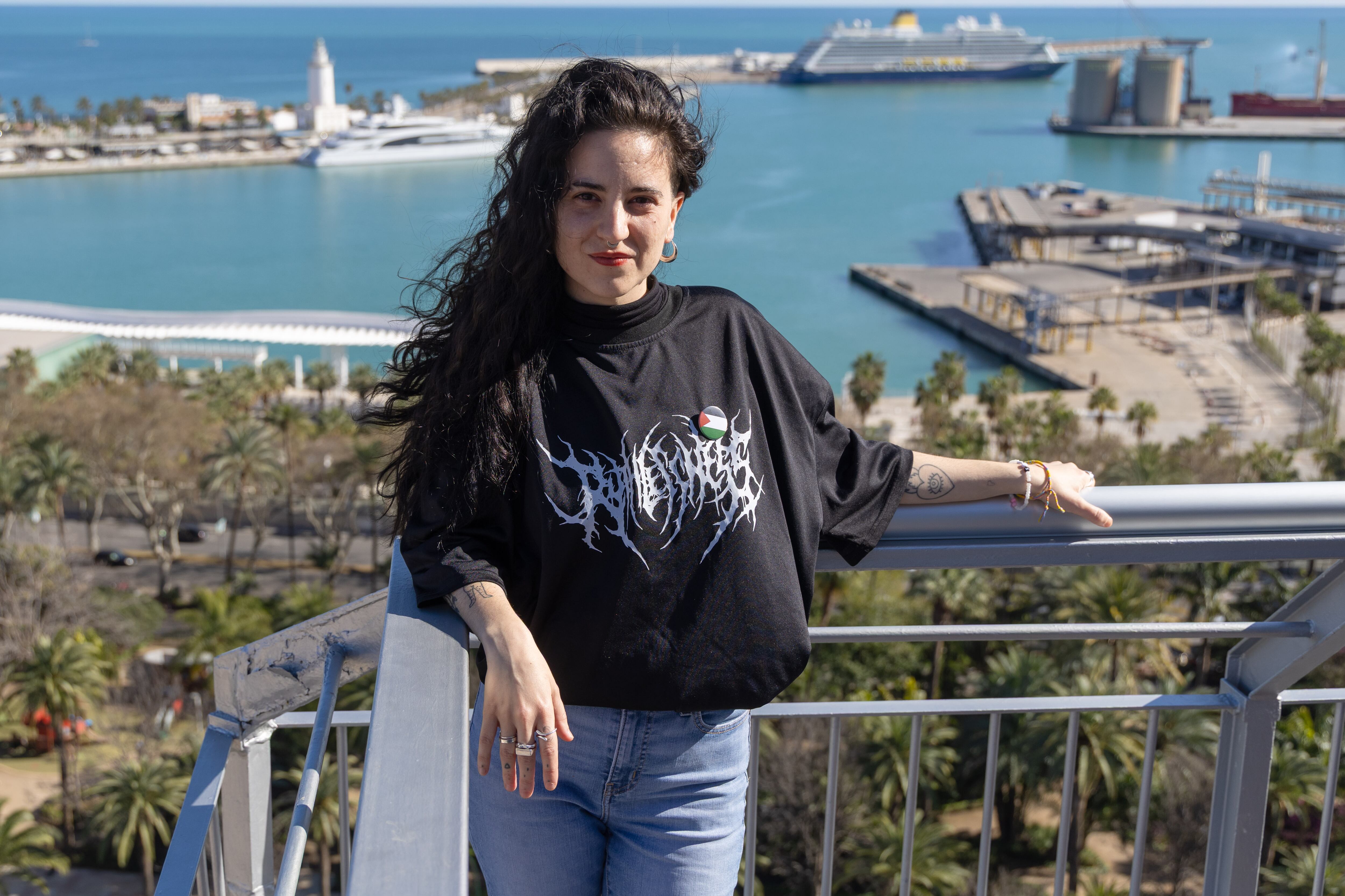 Júlia de Paz, directora de 'La buena hija', durante el festival de Málaga.