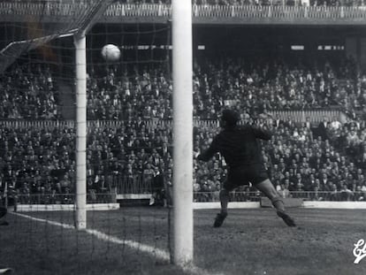 Encuentro entre el Athletic y el Betis en 1963.