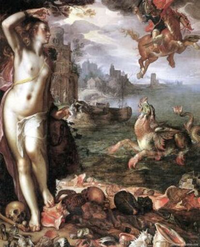 'Perseu i Andr`meda', de Joaquim Antonisz Wtewael (1611).