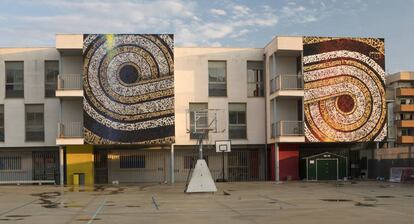 Uno de los murales del festival.