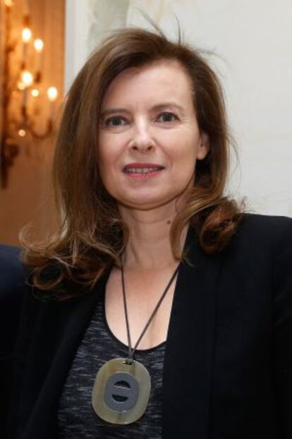 La periodista y ex primera dama francesa, Valérie Trierweiler.