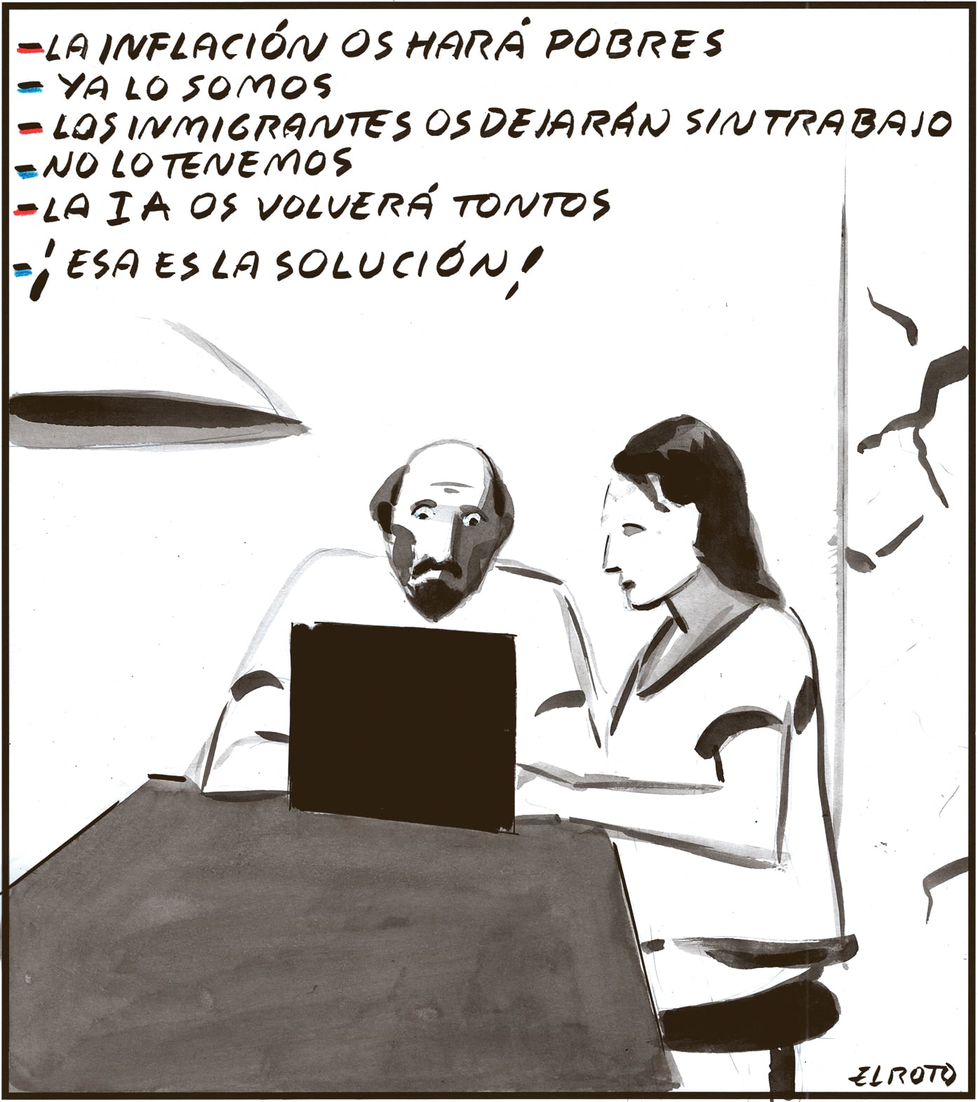 El Roto: ¡Esa es la solución!