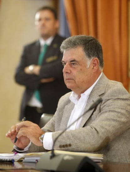 José Antonio Viera, en su comparecencia en la comisión de investigación de los ERE.