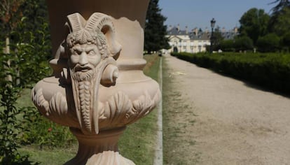 Jardín del palacio de El Pardo.