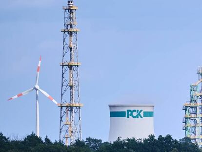 La refinería de PCK en Schwedt, Alemania, antiguamente controlada por la petrolera rusa Rosneft.