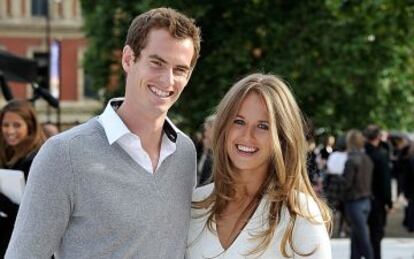 Andy Murray y su esposa Kim Sears.