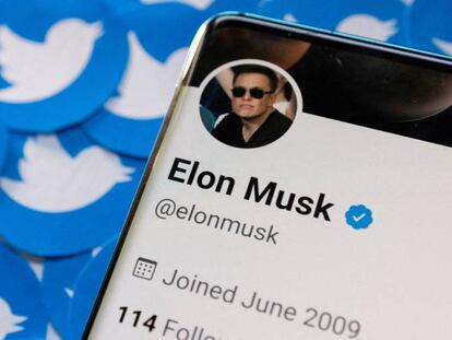 Perfil en Twitter de Elon Musk.