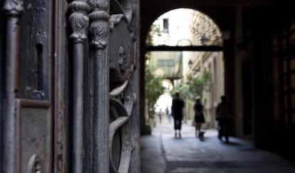Pasaje de Sert esquina con la calle de Sant Pere més Alt