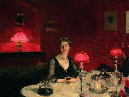 'Mesa para la cena / La copa de oporto' (1884), de John Singer Sargent