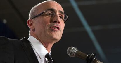 Arthur Brooks, presidente del AEI, en una conferencia en Manchester (EE UU), en abril de 2014.  