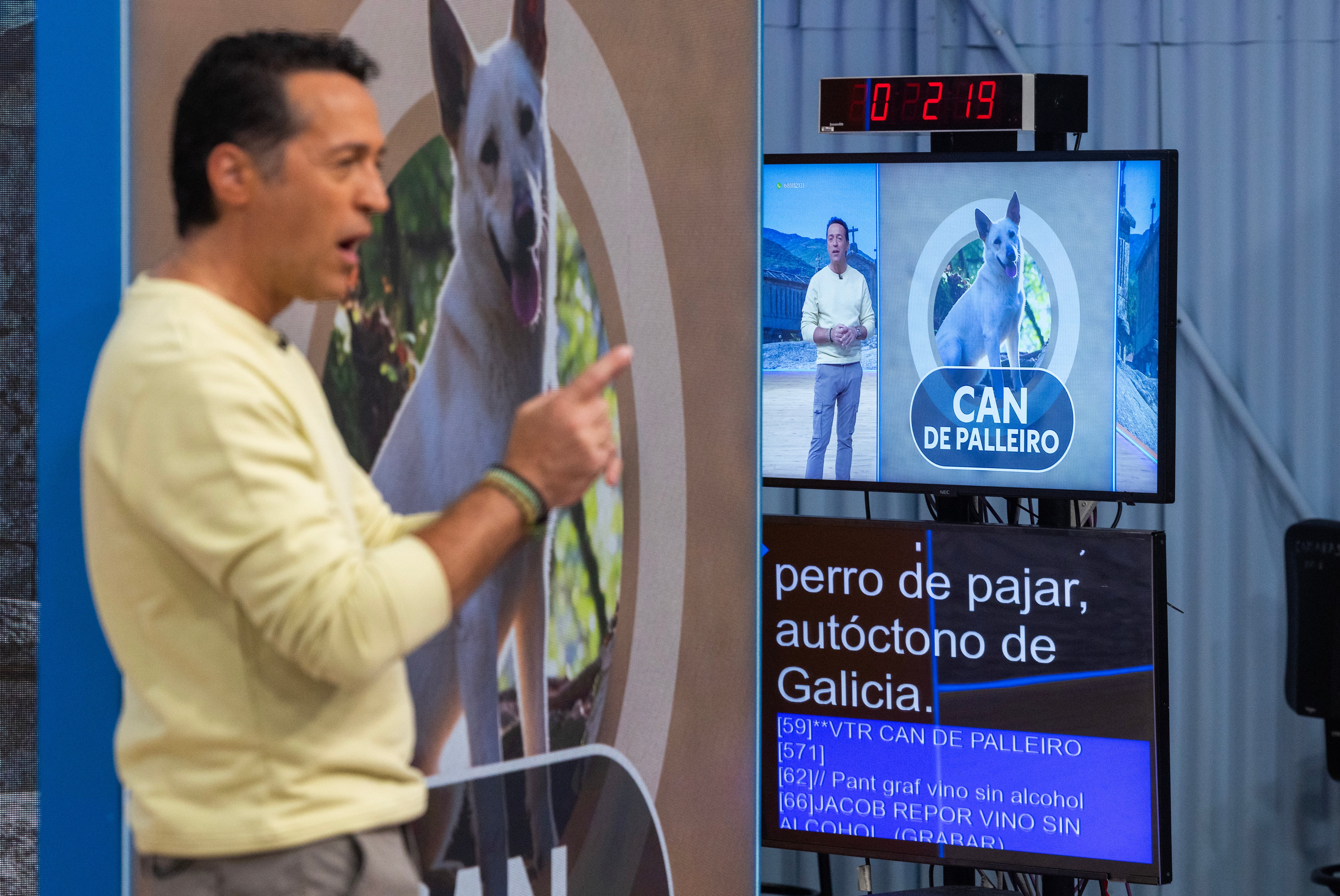 Jacob Petrus en los ensayos de 'Aquí la tierra'.