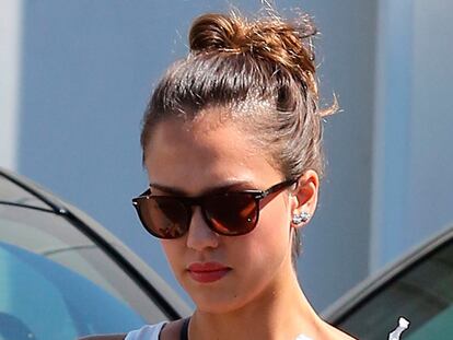 Un moño alto, una celebrity