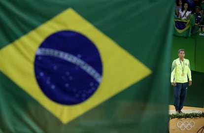 Rafaela Silva conquistou a primeira medalha de ouro para o Brasil.