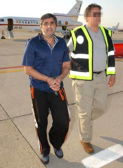 Zakhar Kalashov, a su llegada a España desde Dubai.
