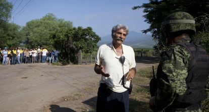 José Manuel Mireles, uno de los líderes de las autodefensas, en octubre.