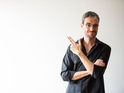 Juan Gómez Santander, guionista y productor ejecutivo de 'La casa de papel'. (Foto: JUAN BARBOSA)