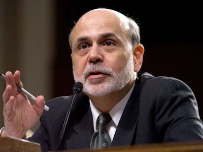 El presidente de la Reserva Federal, Ben Bernanke.